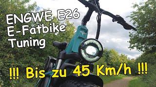 ENGWE E26 Tuning  Geschwindigkeit erhöhen, Gasgriff aktivieren und mehr im Geheimmenü  [Deutsch]