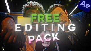 FREE Editing Pack | After Effects | (-text ,shake .twitch ,turbulent displace -)