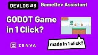 Godot Game with 1 Click? New GameDev Assistant Demo