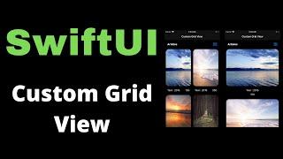 Custom Grid View in SwiftUI #customGridView #SwiftUI #iOS