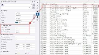 Tekcon Cost Code tool