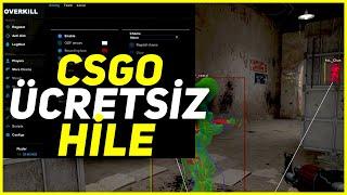 CSGO ÜCRETSİZ HİLE 2023 - OVERKİLL AİMBOT, WALLHACK - VAC RİSKİ YOK!