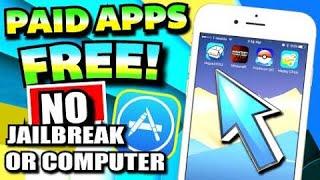 Get PAID Apps/Games FREE (NO JAILBREAK) (NO COMPUTER)