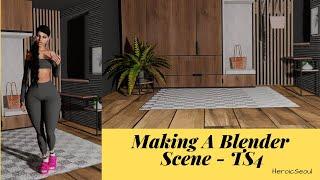 Rendering Scenes and Objects - The Sims 4 Blender Tutorial