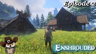 This Game Has The Best Building System! | Enshrouded Let's Play | Ep2