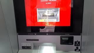 Ziraat Bankası ATM den QR Kod İle Para Çekme