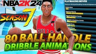 Best Build Dribble Moves on NBA 2K24 for 80 Ball Handle Builds UPDATE