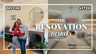 FINISHED ROOM TOURS!  Kitchen, living room and home gym update! The Renovation Diaries - episode 7