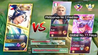 UNBELIEVABLE! INUYASHA FACES OFF AGAINST TWO TOP GLOBAL HEROES| ZILONG VS FREDRINN X FREYA