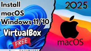 Install macOS in VirtualBox on Windows PC | 2025