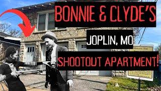 Bonnie and Clyde: Shootout Garage Apartment in Joplin, MO Then & Now