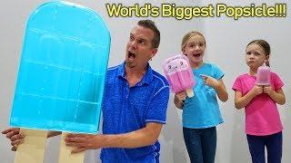 Popsicles IN OUR SIZE!!! World's Biggest Popsicle from I Dig Monsters!