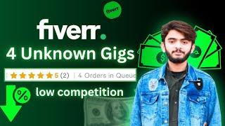 Top 4 Fiverr Low Competition Gigs 2024 | Fiverr Gigs for Beginners | Fiverr Gigs Ideas