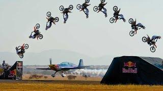 Dirtbike Backflips over Aerobatic Plane