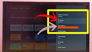 TCL Android TV : How to Find IP Address and MAC Address on TCL Android TV