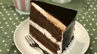 Dark and White Chocolate Cake 香浓巧克力奶油蛋糕