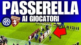 LA PASSERELLA AI GIOCATORI! Inter-Torino