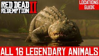 ALL 16 Legendary Animals Locations Guide | Red Dead Redemption 2