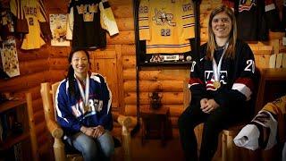 American sisters compete for two different Olympic hockey teams