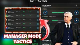 BEST MANAGER MODE TACTICS IN FC MOBILE