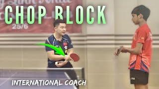 High level Backhand Chop Block 🪓 - Tutorial
