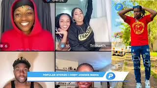 King Tizian, Hannah Benta & Trisha Khalid Tiktok live challenge