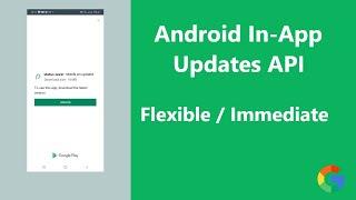 Implement in app update in android Studio | Google Play Core Library | Android Studio | Part 1