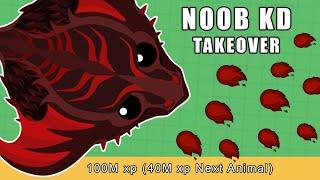 NOOB TAKES OVER THE SERVER WITH 100M KING RIPPER IN MOPE.IO