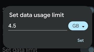 How to control & limit your Mobile Data Usage on Android 13 phone