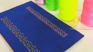 How To Hand Sew Artisan Stitches - Car Upholstery