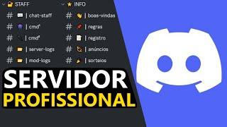 Como criar um Servidor Profissional no Discord com 1 Clique! Muito Fácil