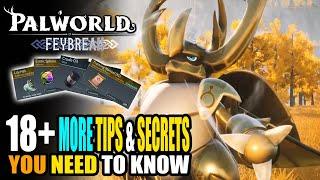 Palworld - 18+More Secrets Tips & Tricks You Need to Know Two Crude Oil, Splatterina Stack, & More!