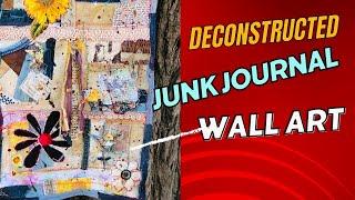 Every Crafter Needs To Do This! Junk Journal Wall Art #junkjournal