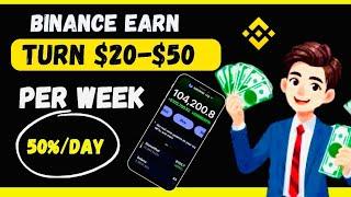 Earn $20 - $50 weekly using binace earn, crypto currency arbitrage trading #binance