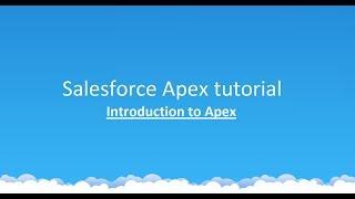 Salesforce Apex tutorial for beginners : variables, constants, naming convention