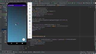 Animated Background In Kotlin with Floating Action Button and DotsLoader |Android|Android Studio