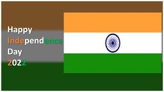 Happy Independence Day 2022 | INDIAN Flag - Using HTML and  CSS Animation Effects With Source Code