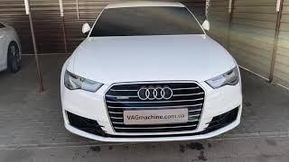 MMI, rear-camera, keyless access, доводчики, полные зеркала, эл. крышка багажника. Audi A6 C7 2017.