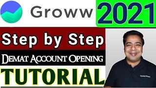 Groww Demat Account Opening 2021 | Step by Step Process for Opening Demat Account With Groww (हिंदी)