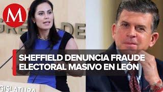 Ricardo Sheffield y Alejandra Gutiérrez intercambian acusaciones en campañas en León