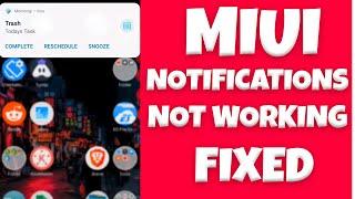 MIUI Notification Problem Fixed | How to fix no notifications MIUI 12 Bug | Notifications not coming