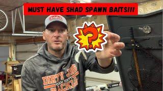 Four Must Have Shad Spawn Baits!