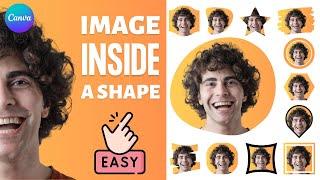 How to place an Image Inside of a Shape in Canva