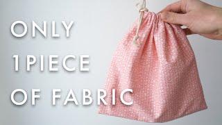 How To Make A Lined Drawstring Bag