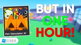 I Made Pet Simulator X in 1 Hour... (Roblox)