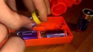 How to replace batteries A3901E24 Nerf N-Strike Elite Rapidstrike CS-18 Batterie wechsel Anleitung