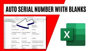 How To Automatically Enter Serial Number If a Cell Has Value