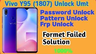 Vivo Y95 (Vivo 1807)Password, Pattern, Pin, FRP Lock Remove Done By UMT Tool | Vivo y95 Format....