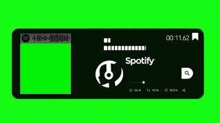 Instagram spotify music visualizer Green Screen | Green Tech Video'z