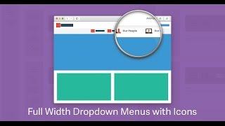 Creating Full Width Dropdown Menus with Icons in Divi